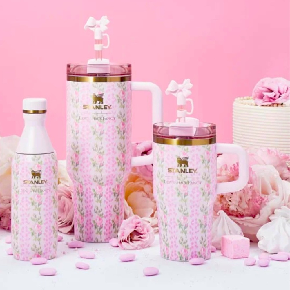 The Stanley X LoveShackFancy Quencher 40 oz- Blooming Heirloom. BRAND NEW in box